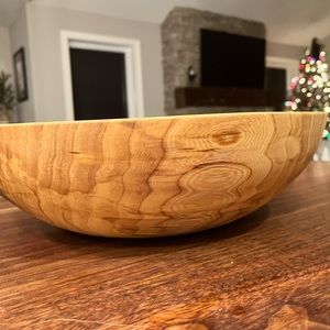 Elm salad bowl.